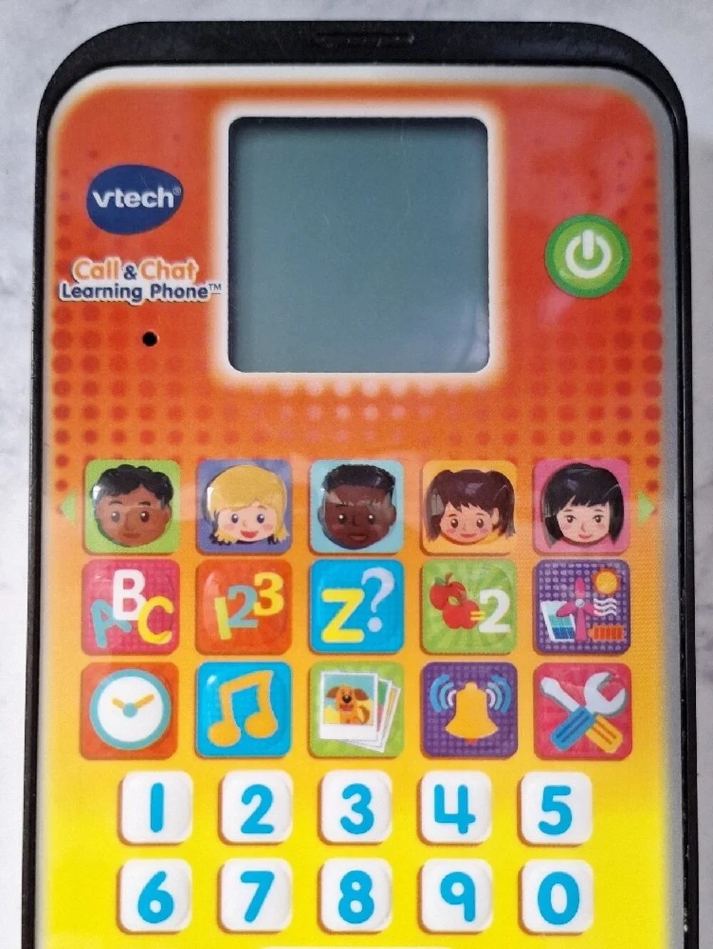 VTech Orange & Yellow Call & Chat Learning Phone - Kids Educational Toy